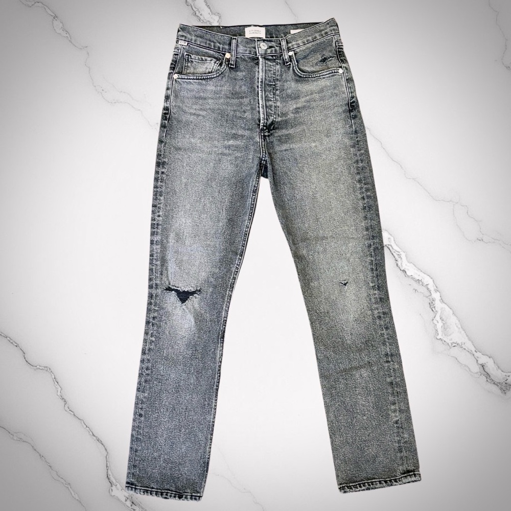 Citizens of Humanity Premium Vintage Jolene High Rise Jeans Secrets Grey 238